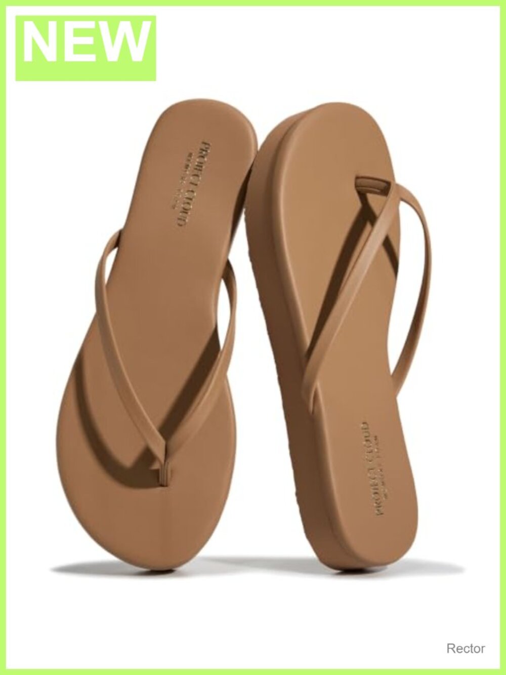Platform Flip Flops Memory Foam Non-Slip Lightweight Thong Sandals